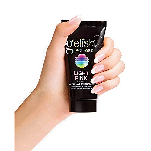 Gelish PolyGel Brand - Hybrid Nail Enhancement, Nail Tips For Acrylic Nails, Lighter, Stronger, Odor-Free, No Monomer, Fast Application, Perfect for Sculpting Nails - Light Pink, 2 oz - Image 4