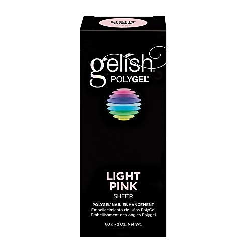 Gelish PolyGel Brand - Hybrid Nail Enhancement, Nail Tips For Acrylic Nails, Lighter, Stronger, Odor-Free, No Monomer, Fast Application, Perfect for Sculpting Nails - Light Pink, 2 oz - Image 2