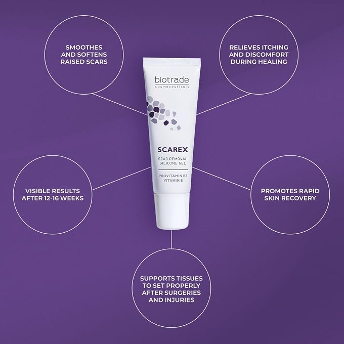 Biotrade Scarex Silicone Gel - After Injuries Surgery Burns Anti Scars 15ml - Image 3