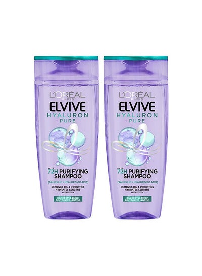L'OREAL PARIS Elvive Hyaluron Pure Shampoo 400ml x 2