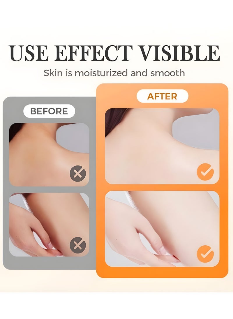 POUQUR Orange Enzymes Peeling Gel Orange Extract Face & Body Exfoliating Scrub Deep Pore Cleansing Blackhead Remover Brightening Skin Care 1 Pack 100ml - Image 2