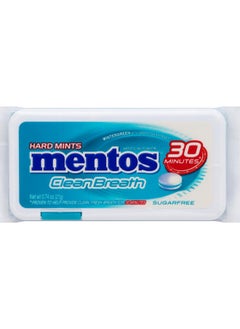 Mentos Clean Breath Hard Mints 0.74 Oz, Wintergreen (Pack Of 4) 