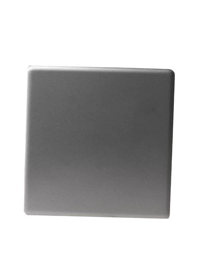 Elitco Elitco - 1 Gang Blank Plate (3 x 3 inches) Grey Color, 6.5mm. Minimal Thickness, Smooth, Wear Resistance, Elegant & Beautiful 