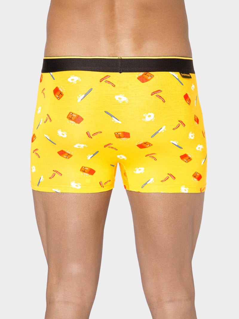Bummer Printed Micro Modal Trunks Underwear for Men – Ultra Soft & Breathable, 3 Times Softer Than Cotton, Anti-Bacterial, Stretchable for Ultimate Comfort & Style, Pack of 1 (A Shark Tank Product) - Image 3