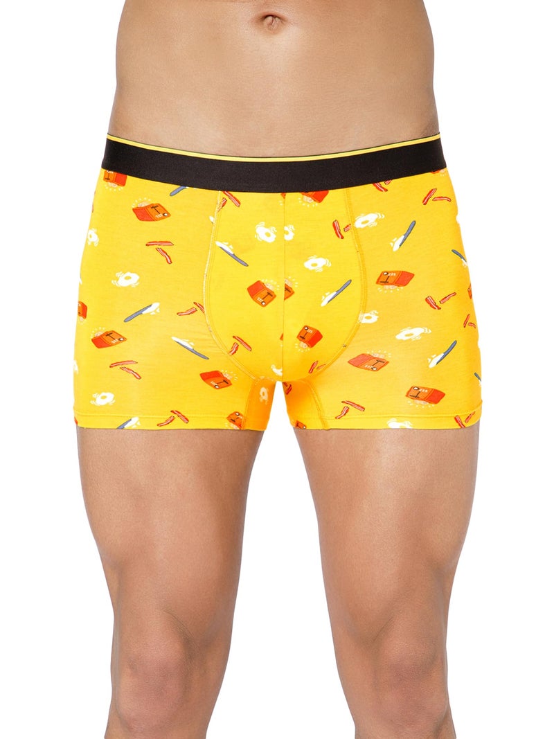 Bummer Printed Micro Modal Trunks Underwear for Men – Ultra Soft & Breathable, 3 Times Softer Than Cotton, Anti-Bacterial, Stretchable for Ultimate Comfort & Style, Pack of 1 (A Shark Tank Product) - Image 1