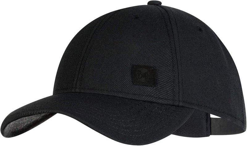 Buff Baseball Cap - Solid Black, One Size - Image 1