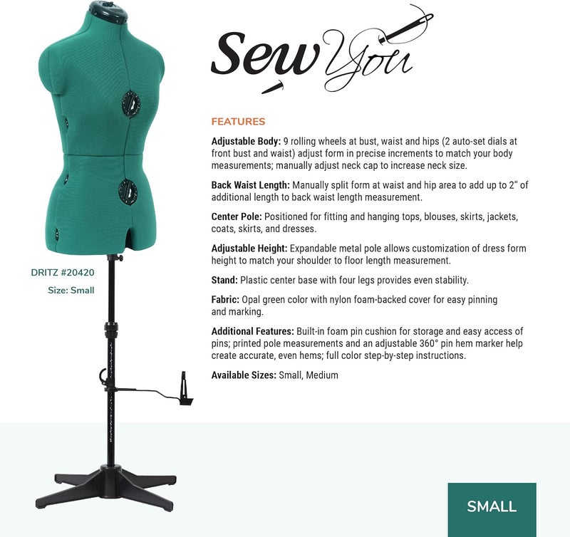Dritz Sew You Adjustable Dress Form Small - Image 2