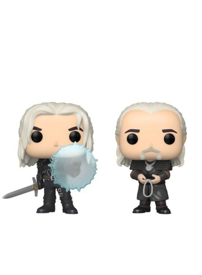 Funko Funko 2 Pack : Pop! Tv: The Witcher S2 - Geralt and Vesemir 
