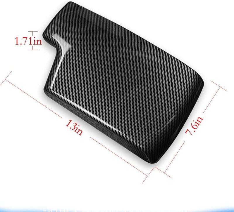 CHUANGHUI NA for BMW 3 Series E90 E91 E92 E93 2006-2012 ABS Carbon Fiber Color Car Interior Center Armrest Box Cover Console Box Storage Box Trim Covers (323i 325i 328i 330i 335d 335i 335is 335xi) - Image 5