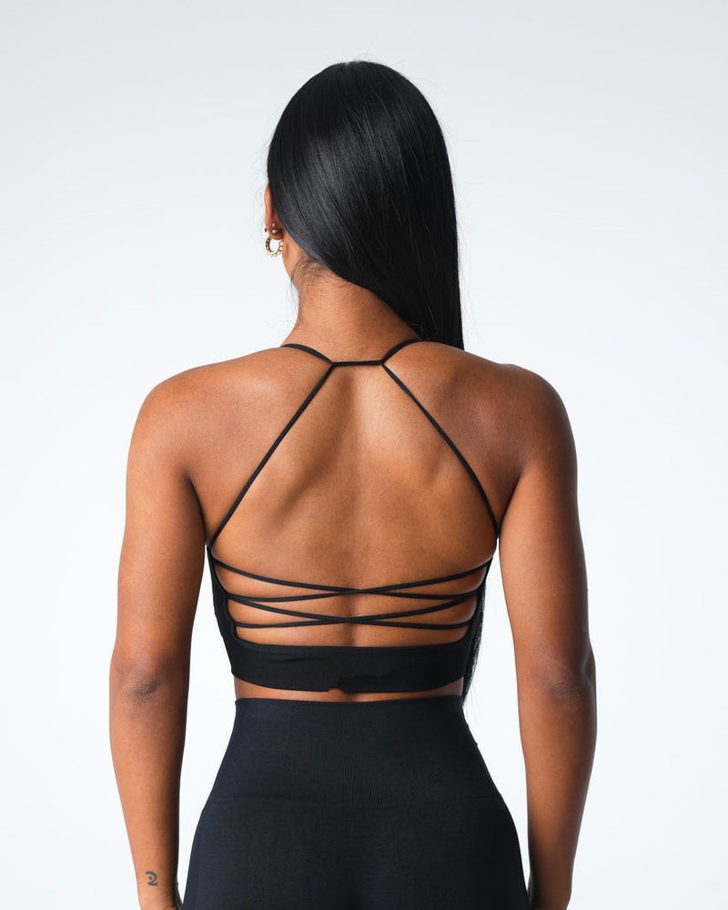 Seamless Cross-Back Sports Bra for Yoga and Fitness apple red - Image 2