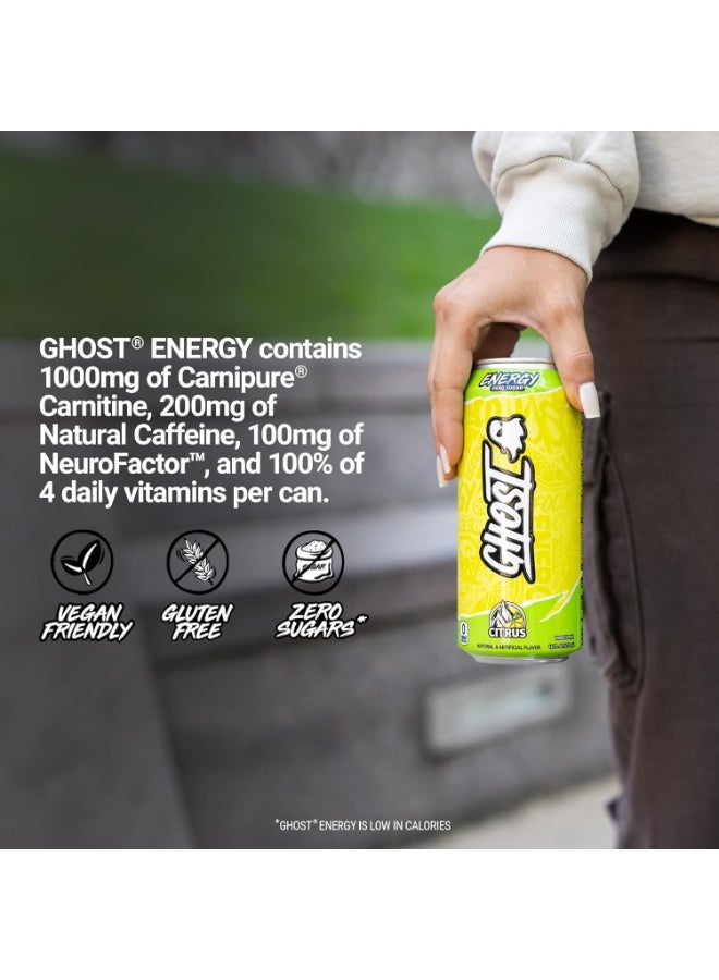 Ghost Energy RTD Drink 473ML Citrus Pack of 12 - Image 4