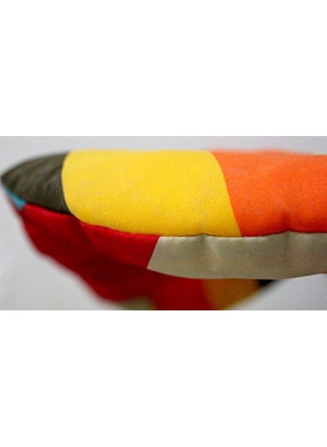 تو ورلد Baby Stroller/Car/High Chair Seat Cushion Liner Mat Pad Cover Protector Rainbow Striped Breathable Water Resistant - Image 4