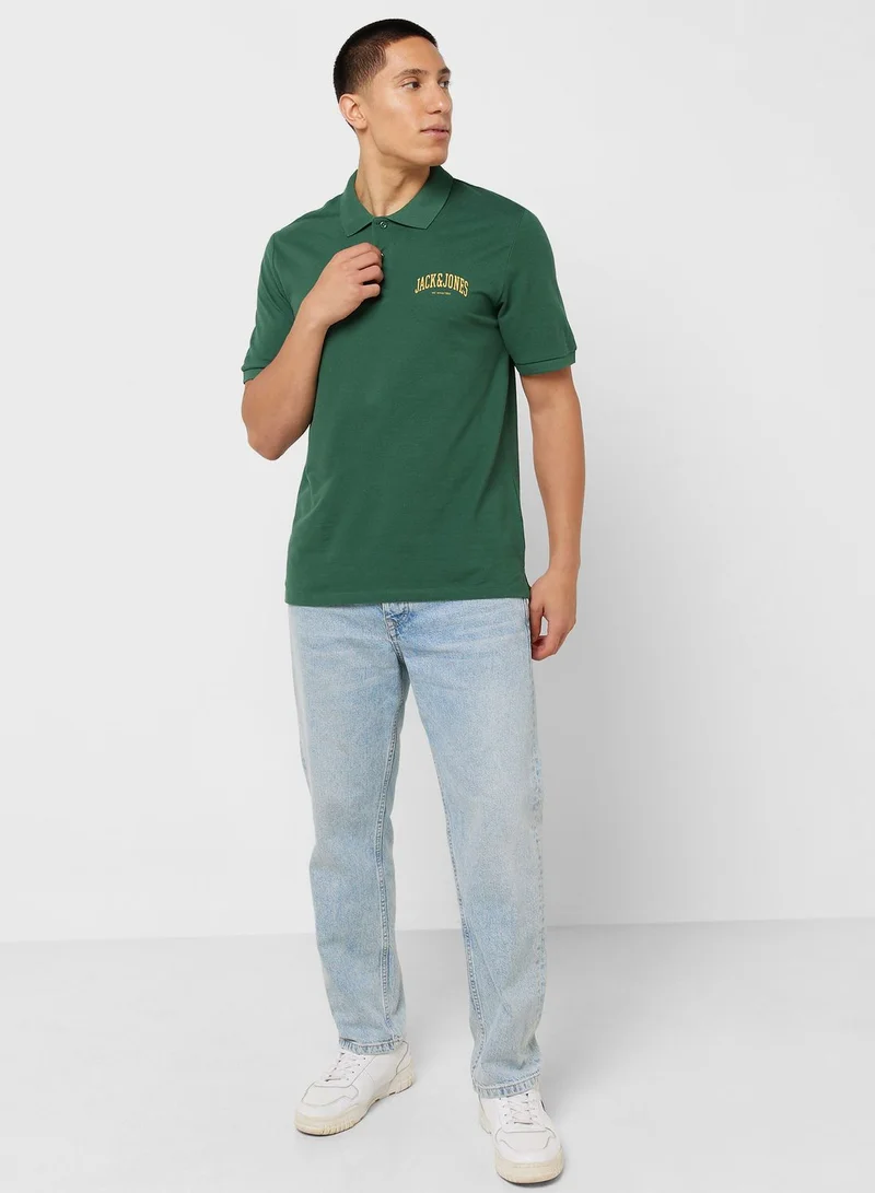 JACK & JONES Logo Polo
