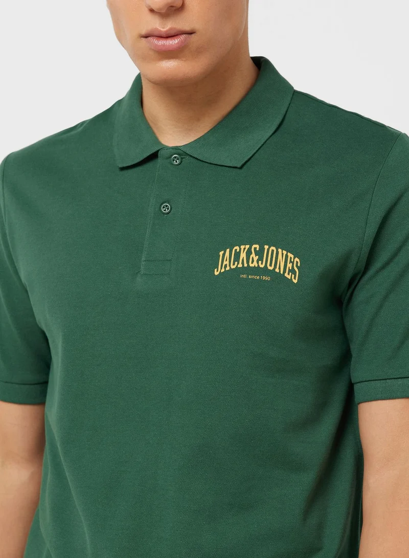 JACK & JONES Logo Polo