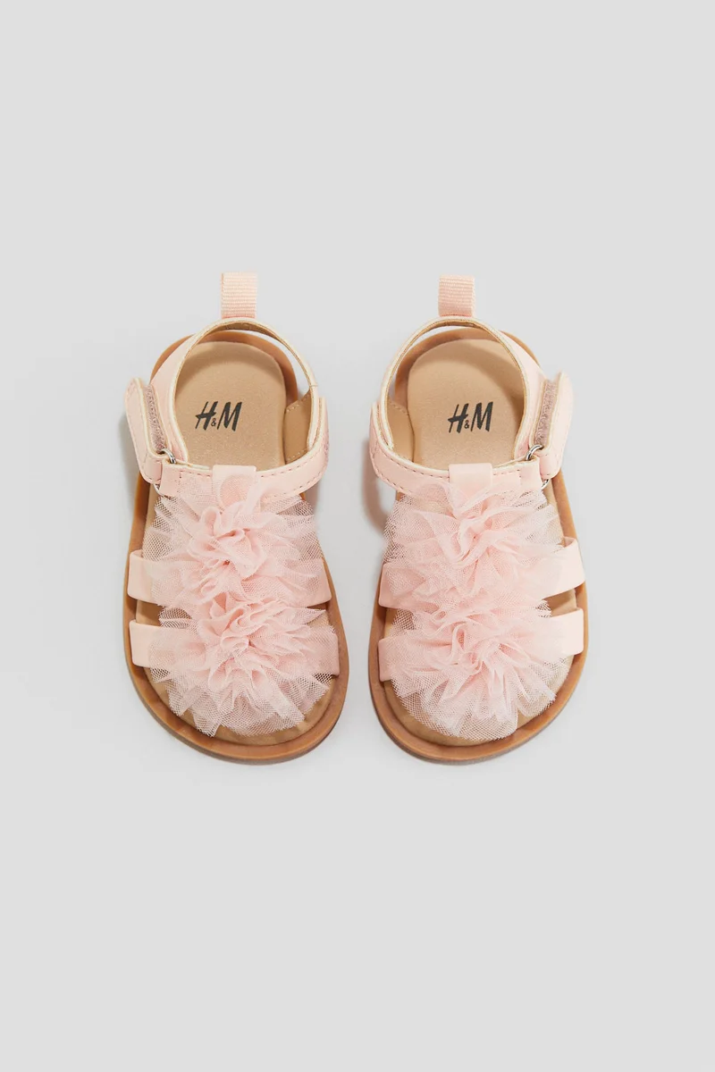H&M Appliquéd sandals