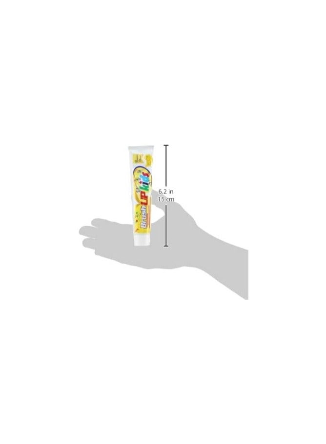 Brush Up Kids Toothpaste – Banana Flavor – Cream – 70g - Image 3