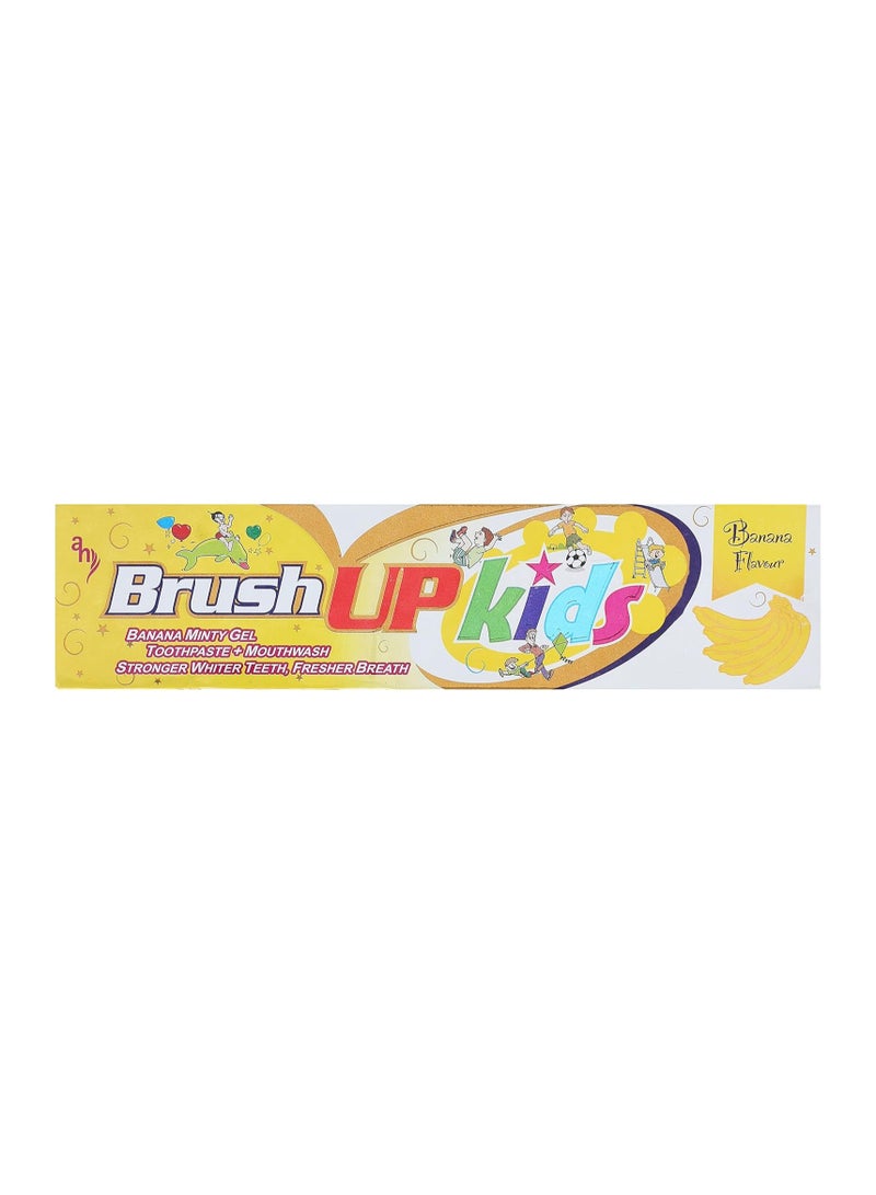 Brush Up Kids Toothpaste – Banana Flavor – Cream – 70g - Image 2