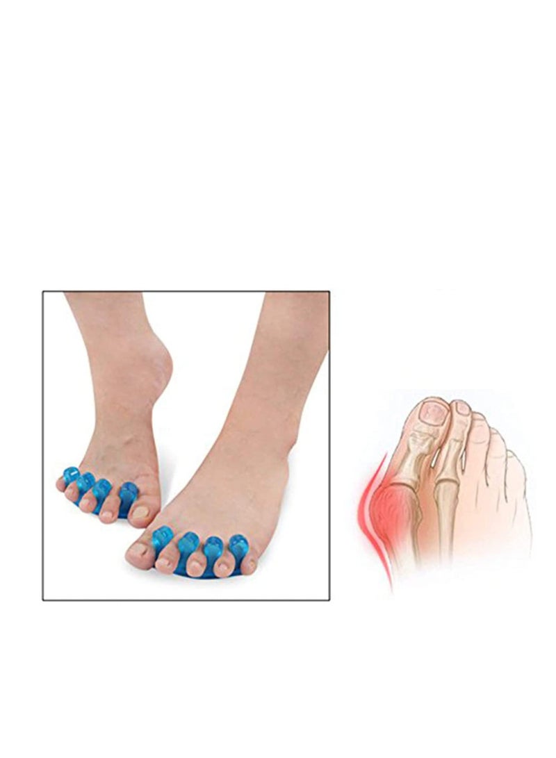 Premium Gel Toe Separators Spacers & Straighteners Bunion Correctors for Relaxing Relief Hammer Stretchers to Restore Toes to Their Original Shape for Men and Women - Image 3