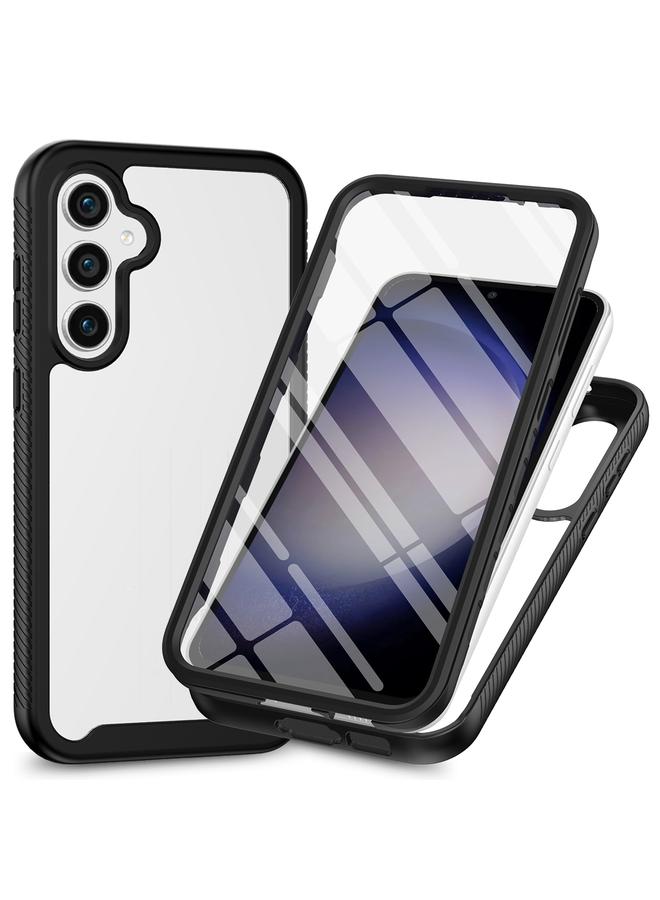 إيروريكس جراب لهاتف Samsung Galaxy S23 FE 5G Starry Sky بلون سادة من سلسلة PC + TPU مع غلاف PET - Image 1