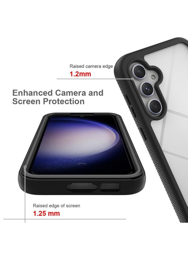 إيروريكس جراب لهاتف Samsung Galaxy S23 FE 5G Starry Sky بلون سادة من سلسلة PC + TPU مع غلاف PET - Image 5