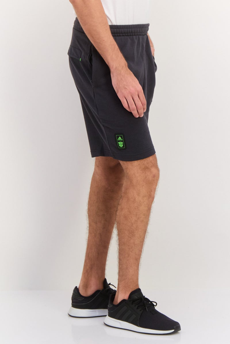 Adidas شورتات تدريب رياضية للرجال، رمادي - Image 2