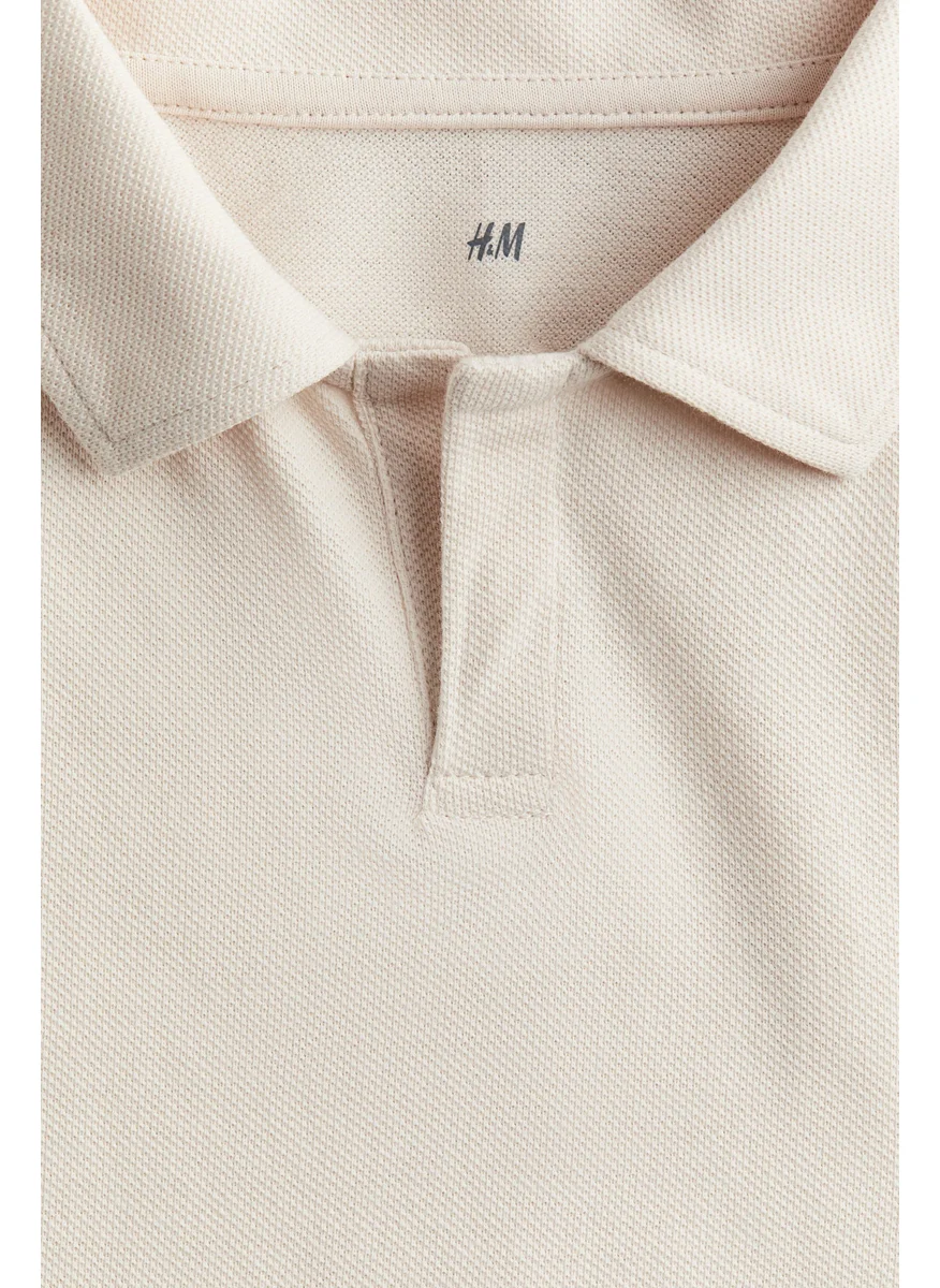 اتش اند ام Cotton Piqué Polo Shirt