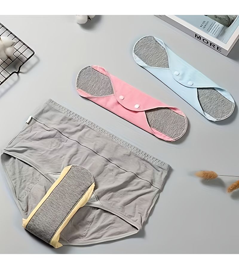 Washable Large Care Pads 6pcs Soft Skin Friendly Comfortable For Women Elderly Day Night Use - Image 2