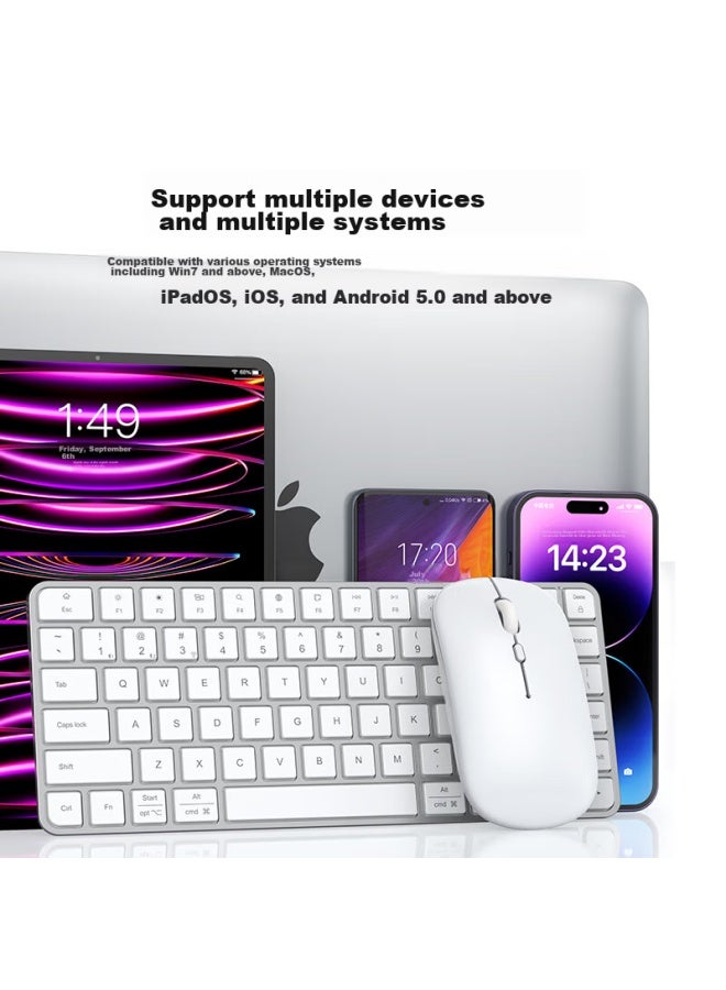 Bkayp Wireless Bluetooth Keyboard And Mouse Combo For Apple Imac, Macbook, Office Laptop, Ipad Tablet, Portable Ultra-thin Rechargeable Accessory - Image 3