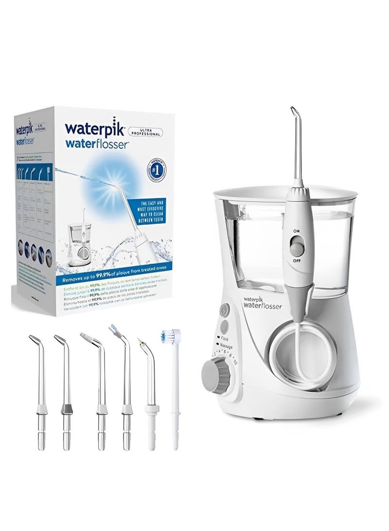 واتربيك جهاز خيط مائي وتربيك الترا بروفيشنال لتنظيف الاسنان من وتربيك - الخيط المائي ووتربيك الترا بروفيشنال  دبليو بي 660 - ام اي الأقوى لتنظيف الأسنان بعمق، خيط مائي متطور لإزالة بقايا الطعام والعناية بصحة اللثة - Image 2