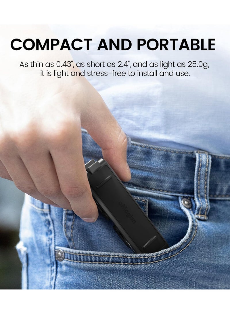 SOLARAE Magnetic Adapter Mount for Insta360 GO 3 Quick Release Mount with 1/4 Screw Hole, Connection Adapter Accessories, Attachable Tripod, Vlogging - Image 5