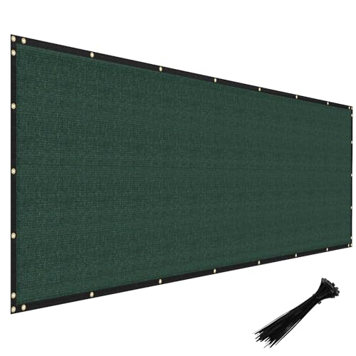 Windscreen4less 6'x25' Green Privacy Fence Screen Heavy Duty Fence Screening Cover Backyard Dog Garden Patio Chain Link Privacy Screen - Image 1