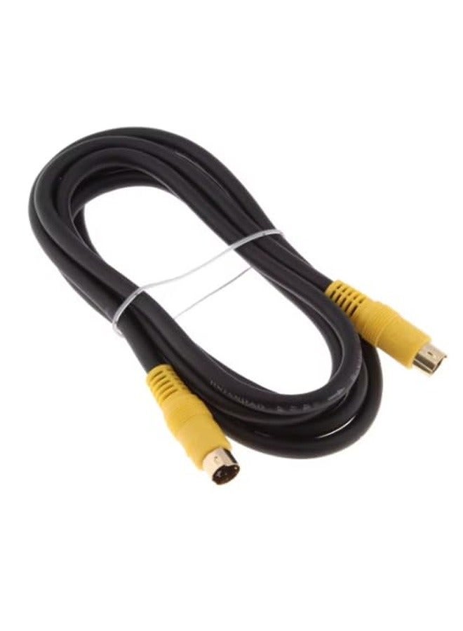 Taimi 4-Pin S-Video Male to Male Cable Adapter for TV and AV Equipment  - Image 1