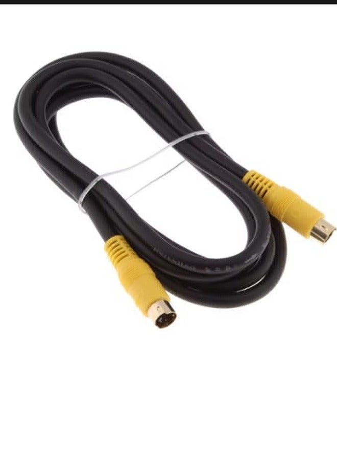 Taimi 4-Pin S-Video Male to Male Cable Adapter for TV and AV Equipment  - Image 3