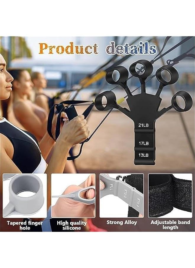 HOOKOR Grip Strength Trainer,Gripster,Finger Strengthener，Hand Grip Strengthener,Hand Exercisers for Strength,Finger Exerciser & Hand Strengthener,forearm strengthener  - Image 3