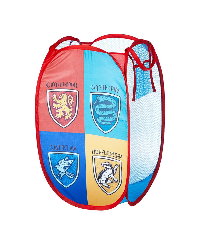 Idea Nuova Harry Potter Pop Up Hamper with Durable Carry Handles, 21" H x 13.5" W X 13.5" L - Image 1