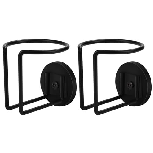Durmmur 2 Pack Magnetic Cup Holder, Durmmur SUS 304 Stainless Steel Magnetic Cup Caddy, Magnetic Drink Holder for Tractor Mower Truck School Bus Refrigerator Treadmill, Magnet Can Holder on Metal Surface - Image 1