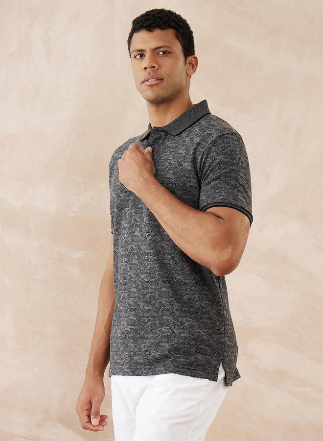 Fahrenheit Textured Polo T-shirt - Image 3