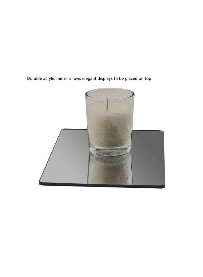 Marketing Holders 2 Pack Acrylic Mirror Sheet 4" X 6" Replacement Diy Reflective Plastic Tile Portable Lightweight Flat With Rounded Corners For Makeup Bags Purses And Traveling  - Image 5