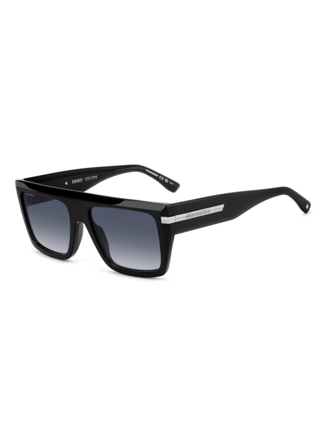 DSQUARED2 D2 0177/S Sunglasses Black Rectangular - Image 1
