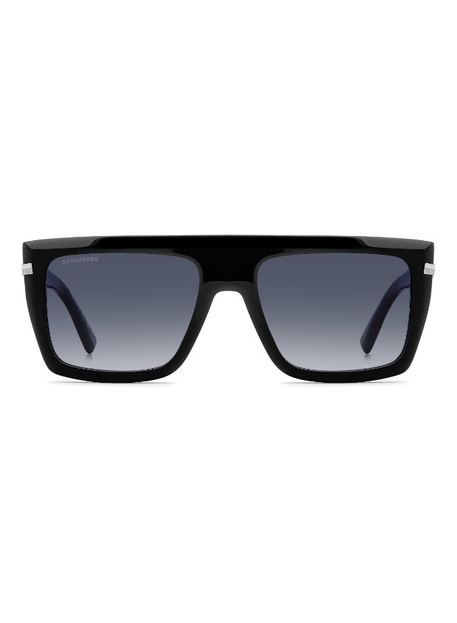 DSQUARED2 D2 0177/S Sunglasses Black Rectangular - Image 3