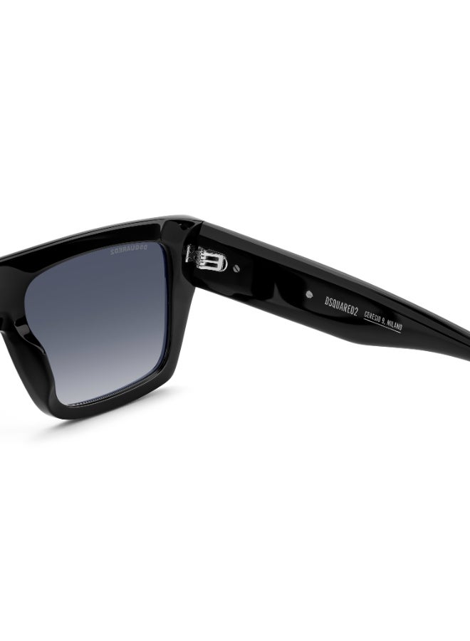 DSQUARED2 D2 0177/S Sunglasses Black Rectangular - Image 5