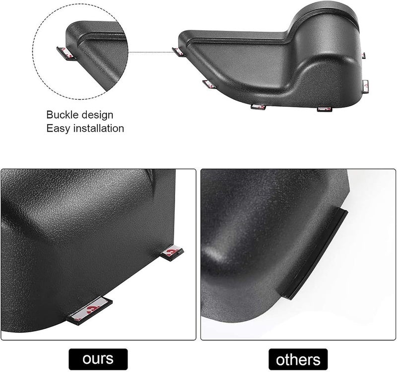 CALBEAU Front Door Side Insert Storage Pocket Box, 2PCS for JK, Net Replacement for 2011-2018 Wrangler JK JKU Accessories Practical build - Image 2