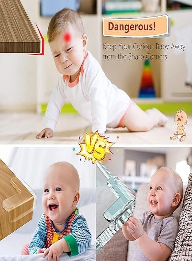 Qitzhaa prime Silicon Corner Protector for Sharp Edges - Baby Proofing Edge Guards for Tables, and Furniture. Corner Protector for Baby Safety, Designed to Protect Little Ones (Transparent, Pack of 12) - Image 5