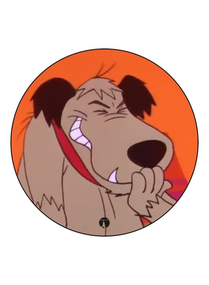 RKN Yogi Bear Theme Printed Mouse Pad  Orange/Brown/Red