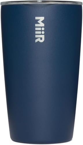 MiiR Tumbler, 12oz Insulated Stainless Steel with Press Fit Slide Lid – Splash Proof Design, Holds Hot & Cold Beverages, Stylish & Functional Cup Holder Compatible - Image 1