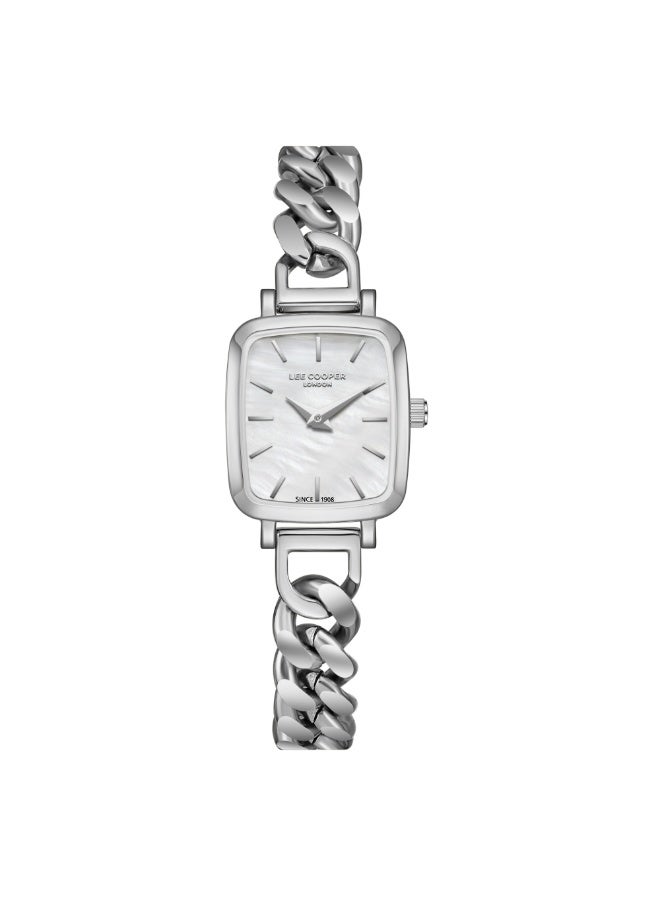 Lee Cooper ساعة يد معدنية أنالوج للنساء LC08130.320 - 22X30 مم - Image 1