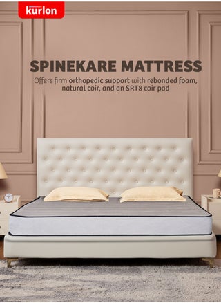 Kurl-On Spinekare Mattress|Orthopedic Mattress | Rebonded Foam | Rubberized Coir | King Size Mattress| Firm Support | 200Lx200Wx20H Cms | 7 Years Warranty - pzsku/Z3F4F588D0BBBA13E18FAZ/45/1747061106/4afd87e9-705c-4398-b249-06f69afbcd27