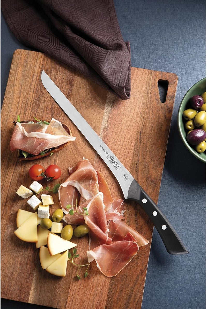Tramontina SOLUTTA Ham Knife, 15 cm - Stainless Steel Blade with Ergonomic Handle - Image 3