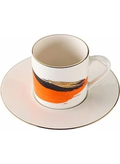 Porland Dash Pattern Coffee Cup with Saucer 90CC 04ALM008282