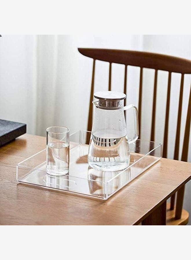 Garkoo – Premium Acrylic Serving Tray – 40×30 cm – Durable Seamless Design with Handles – Side Opening – Ideal for Hotels, Restaurants & Room Service - Image 3